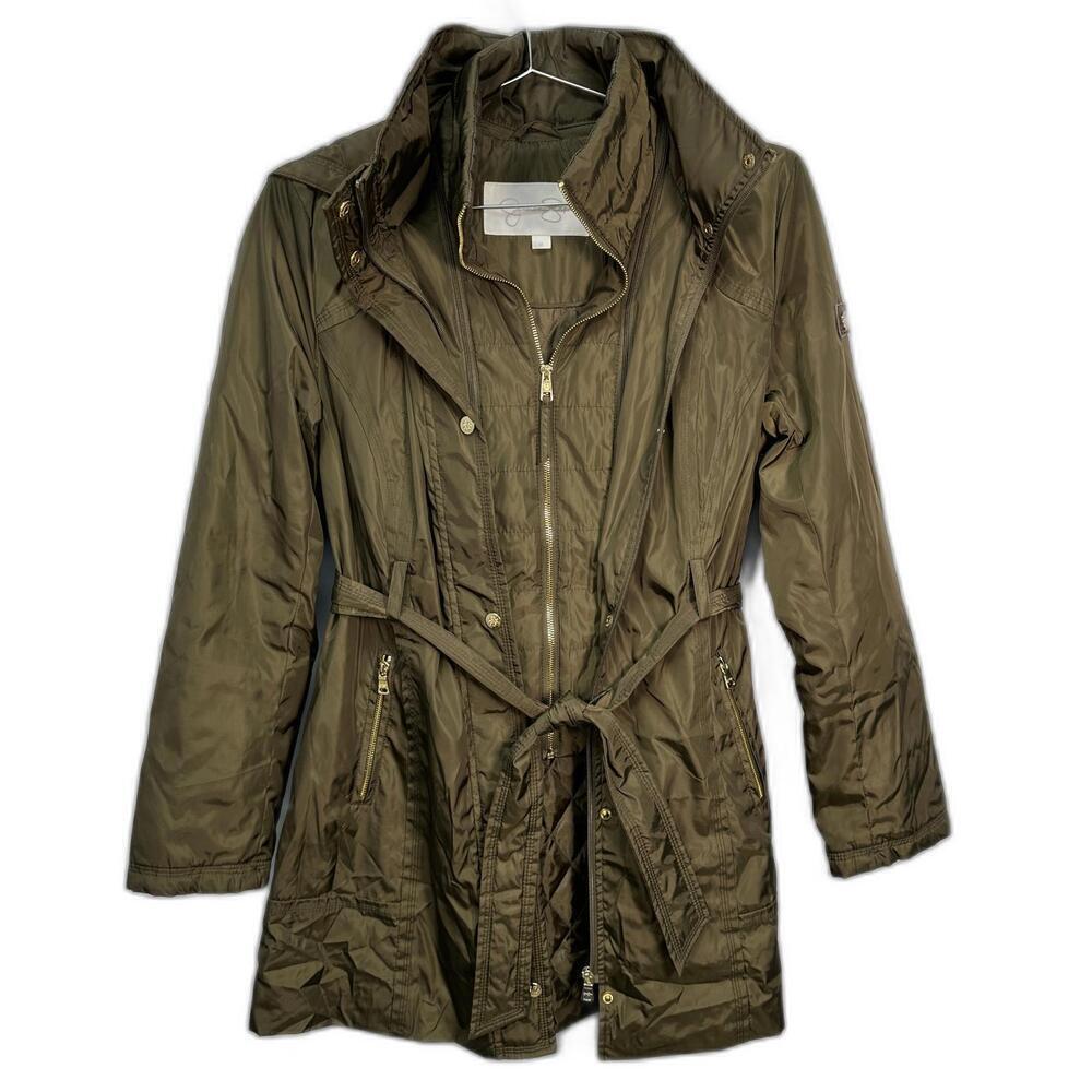 Khaki Green Jessica Simpson‎ Hooded Anorak Jacket Medium